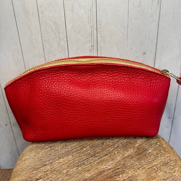 Portland Leather SUGAR Eclipse Makeup Bag FAST SHIP Leather Bag NEW - Picture 3 of 5